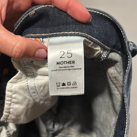 MOTHER runaway dark wash jeans - Picture 7 of 8